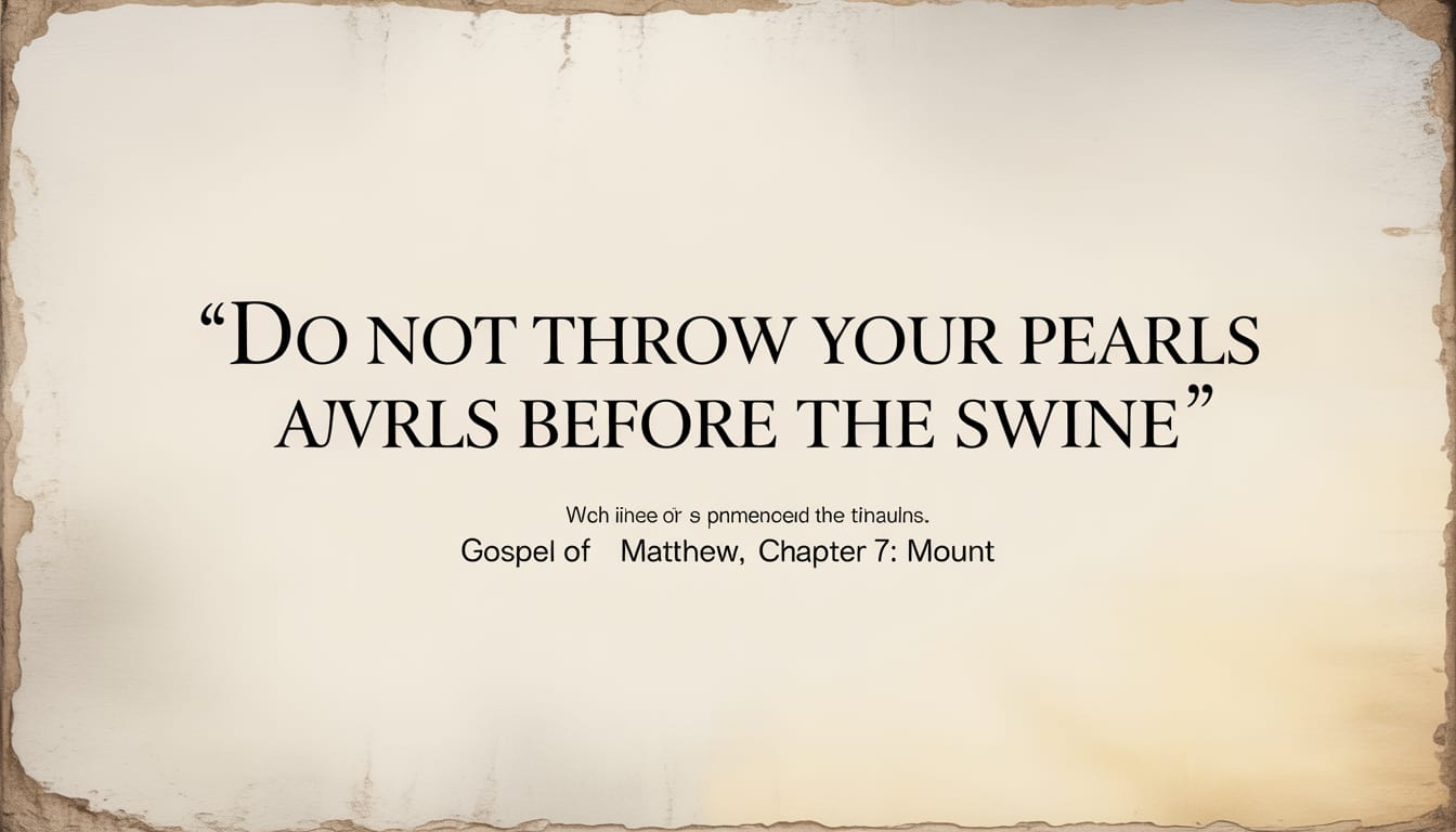 Pearls Before Swine